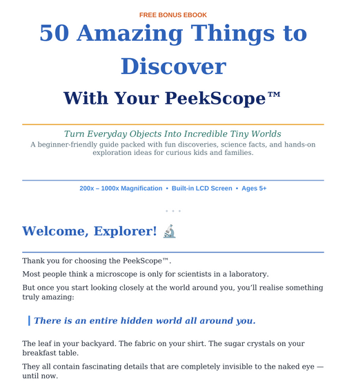 E-Book:PeekScope_50_Amazing_Discoveries